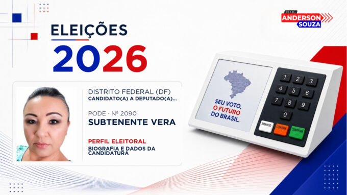 Subtenente Vera — Eleições 2026: quem é Subtenente Vera, candidato(a) a deputado(a) federal pelo Distrito Federal