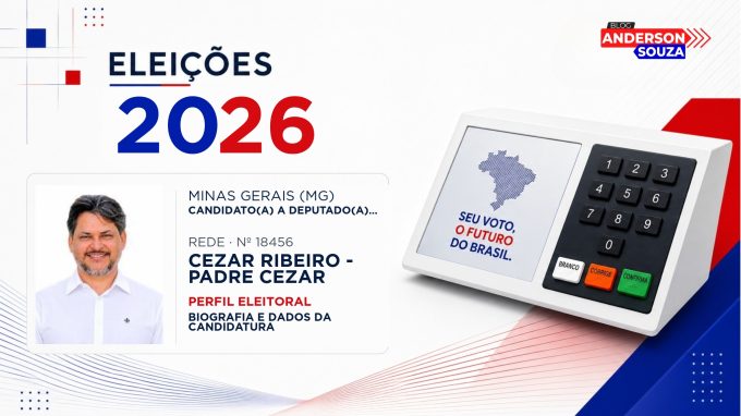 Cezar Ribeiro - Padre Cezar — Eleições 2026: quem é Cezar Ribeiro - Padre Cezar, candidato(a) a deputado(a) estadual em Minas Gerais