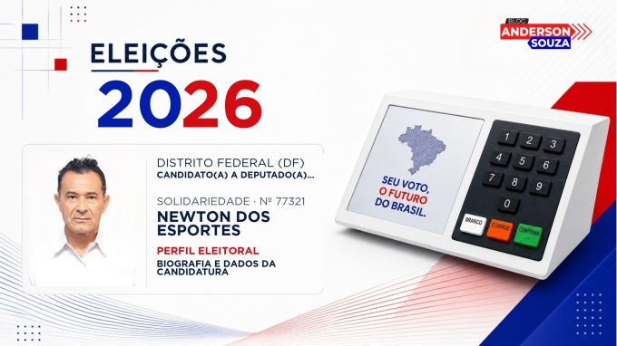 Newton dos Esportes — Eleições 2026: quem é Newton dos Esportes, candidato(a) a deputado(a) distrital no Distrito Federal