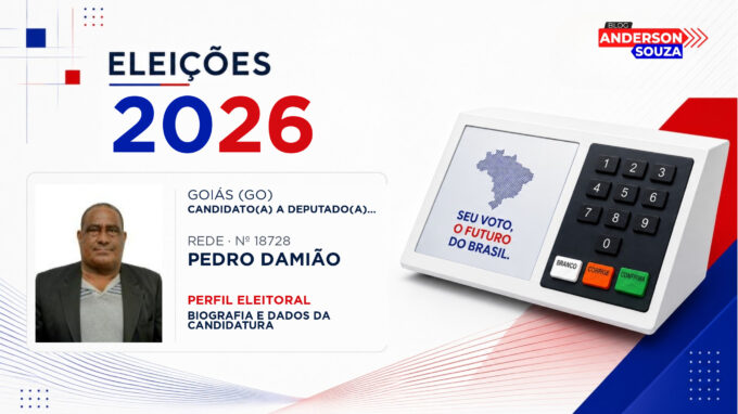 Pedro Damião — Eleições 2026: quem é Pedro Damião, candidato(a) a deputado(a) estadual em Goiás
