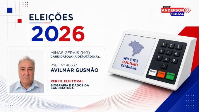 Avilmar Gusmão — Eleições 2026: quem é Avilmar Gusmão, candidato(a) a deputado(a) estadual em Minas Gerais