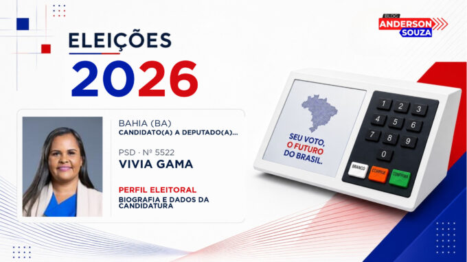 Vivia Gama — Eleições 2026: quem é Vivia Gama, candidato(a) a deputado(a) federal pela Bahia