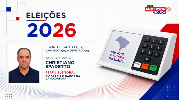 Christiano Spadetto — Eleições 2026: quem é Christiano Spadetto, candidato(a) a deputado(a) estadual no Espírito Santo