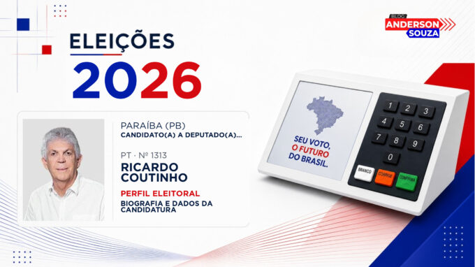 Ricardo Coutinho — Eleições 2026: quem é Ricardo Coutinho, candidato(a) a deputado(a) federal pela Paraíba