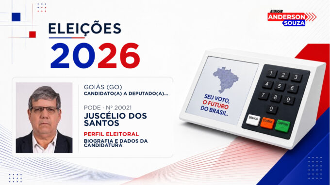 Juscélio dos Santos — Eleições 2026: quem é Juscélio dos Santos, candidato(a) a deputado(a) estadual em Goiás