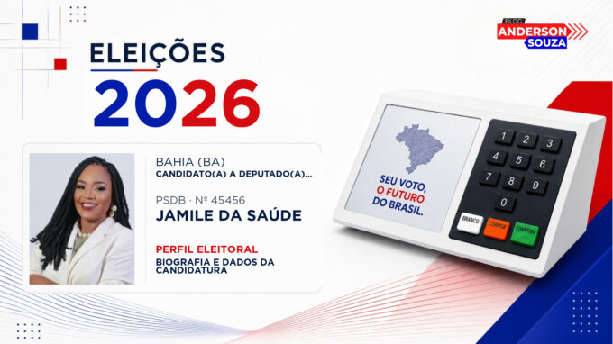 Jamile da Saúde — Eleições 2026: quem é Jamile da Saúde, candidato(a) a deputado(a) estadual na Bahia