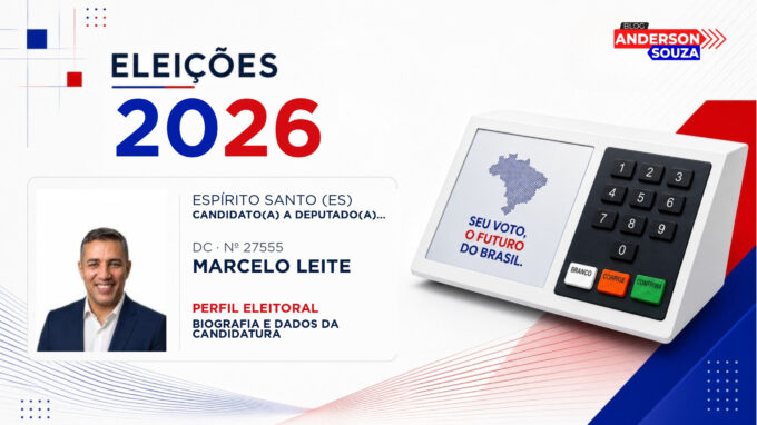Marcelo Leite — Eleições 2026: quem é Marcelo Leite, candidato(a) a deputado(a) estadual no Espírito Santo
