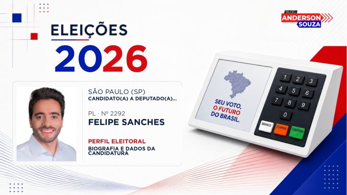 Felipe Sanches — Eleições 2026: quem é Felipe Sanches, candidato(a) a deputado(a) federal por São Paulo