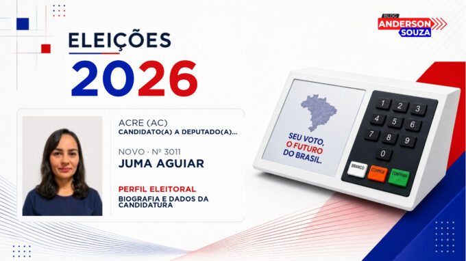 Juma Aguiar — Eleições 2026: quem é Juma Aguiar, candidato(a) a deputado(a) federal pelo Acre