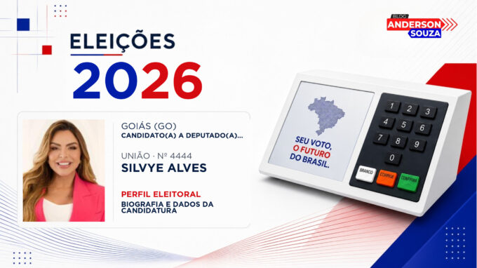 Silvye Alves — Eleições 2026: quem é Silvye Alves, candidato(a) a deputado(a) federal por Goiás