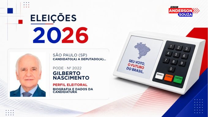 Gilberto Nascimento — Eleições 2026: quem é Gilberto Nascimento, candidato(a) a deputado(a) federal por São Paulo