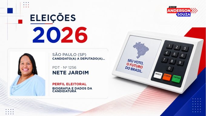 Nete Jardim — Eleições 2026: quem é Nete Jardim, candidato(a) a deputado(a) federal por São Paulo