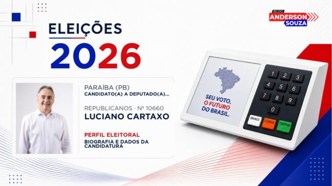 Luciano Cartaxo — Eleições 2026: quem é Luciano Cartaxo, candidato(a) a deputado(a) estadual na Paraíba
