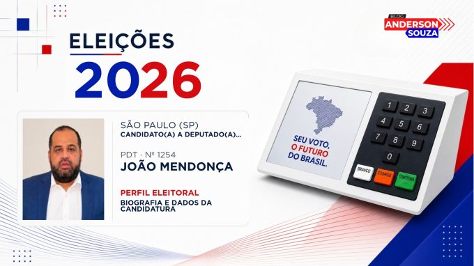 João Mendonça — Eleições 2026: quem é João Mendonça, candidato(a) a deputado(a) federal por São Paulo