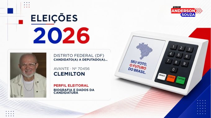 Clemilton — Eleições 2026: quem é Clemilton, candidato(a) a deputado(a) distrital no Distrito Federal