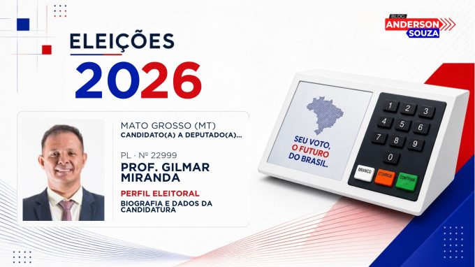 Prof. Gilmar Miranda — Eleições 2026: quem é Prof. Gilmar Miranda, candidato(a) a deputado(a) estadual em Mato Grosso