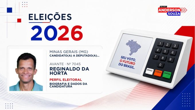 Reginaldo da Horta — Eleições 2026: quem é Reginaldo da Horta, candidato(a) a deputado(a) federal por Minas Gerais