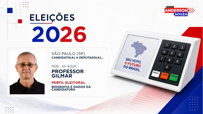 Professor Gilmar — Eleições 2026: quem é Professor Gilmar, candidato(a) a deputado(a) federal por São Paulo
