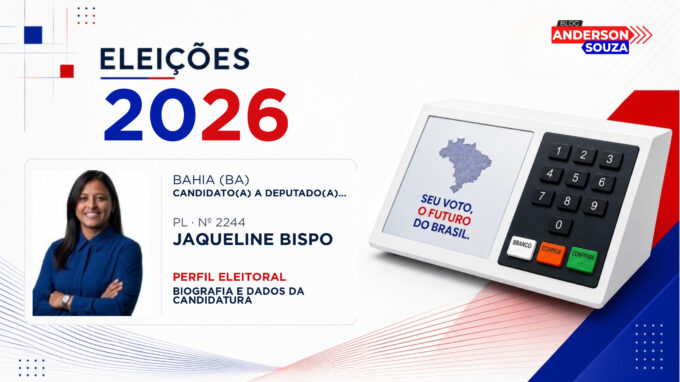 Jaqueline Bispo — Eleições 2026: quem é Jaqueline Bispo, candidato(a) a deputado(a) federal pela Bahia