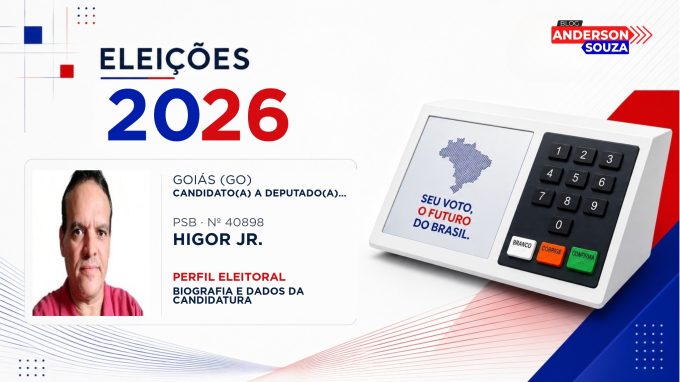 Higor Jr. — Eleições 2026: quem é Higor Jr., candidato(a) a deputado(a) estadual em Goiás