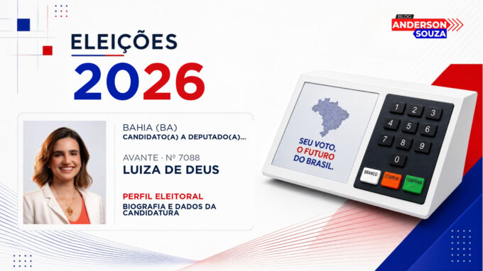 Luiza de Deus — Eleições 2026: quem é Luiza de Deus, candidato(a) a deputado(a) federal pela Bahia