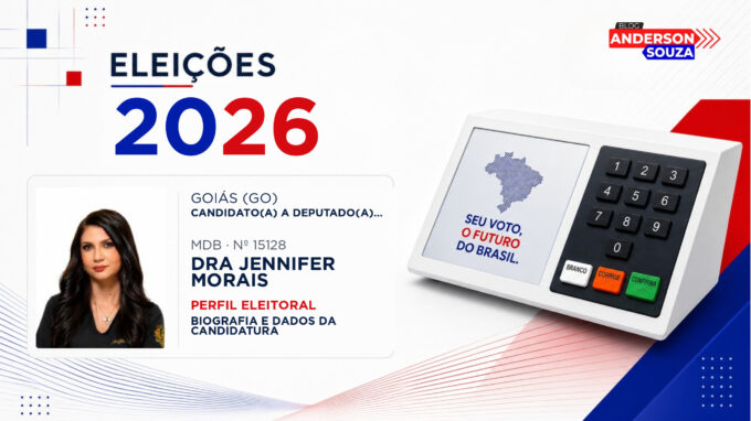 Dra Jennifer Morais — Eleições 2026: quem é Dra Jennifer Morais, candidato(a) a deputado(a) estadual em Goiás