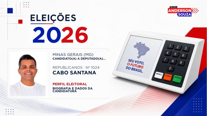 Cabo Santana — Eleições 2026: quem é Cabo Santana, candidato(a) a deputado(a) federal por Minas Gerais