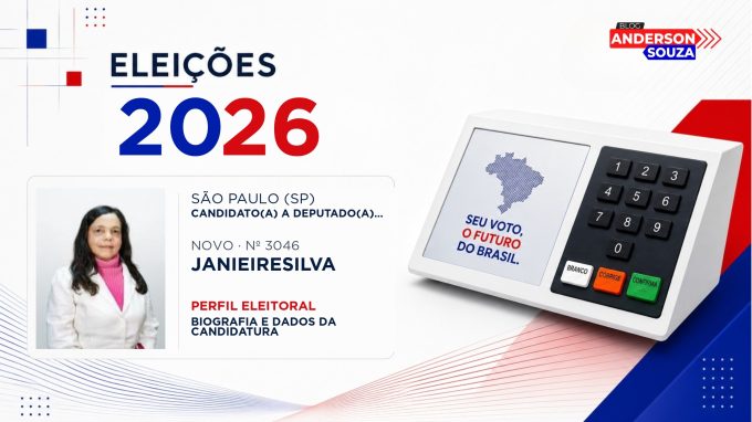 Janieiresilva — Eleições 2026: quem é Janieiresilva, candidato(a) a deputado(a) federal por São Paulo
