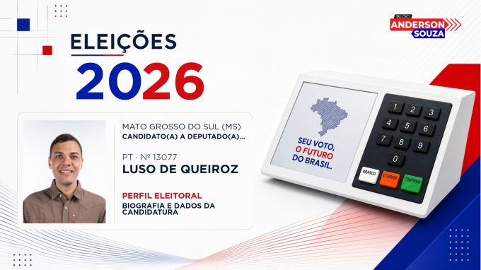 Luso de Queiroz — Eleições 2026: quem é Luso de Queiroz, candidato(a) a deputado(a) estadual em Mato Grosso do Sul