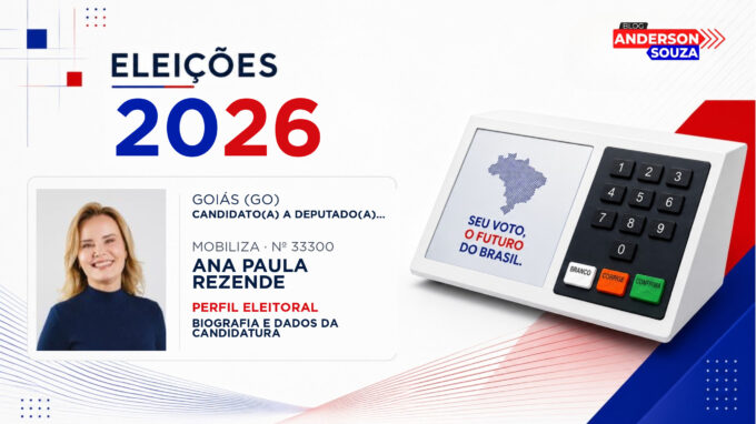 Ana Paula Rezende — Eleições 2026: quem é Ana Paula Rezende, candidato(a) a deputado(a) estadual em Goiás