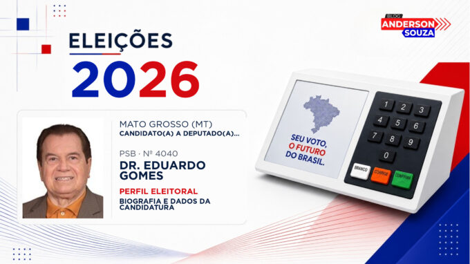 Dr. Eduardo Gomes — Eleições 2026: quem é Dr. Eduardo Gomes, candidato(a) a deputado(a) federal por Mato Grosso