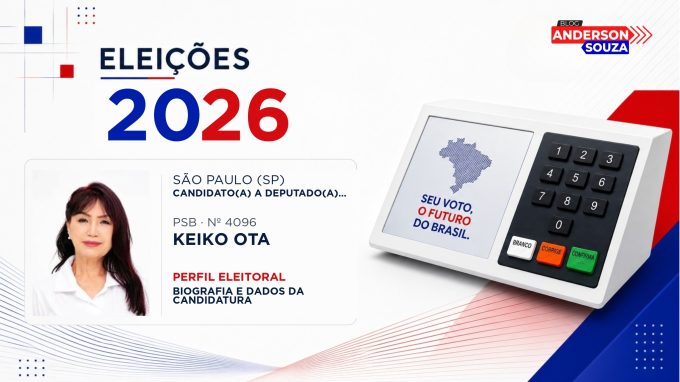 Keiko Ota — Eleições 2026: quem é Keiko Ota, candidato(a) a deputado(a) federal por São Paulo