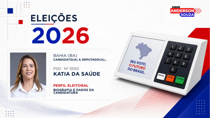 Katia da Saúde — Eleições 2026: quem é Katia da Saúde, candidato(a) a deputado(a) federal pela Bahia