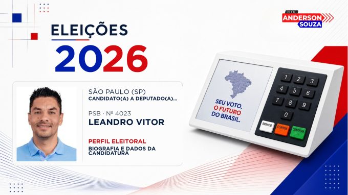 Leandro Vitor — Eleições 2026: quem é Leandro Vitor, candidato(a) a deputado(a) federal por São Paulo