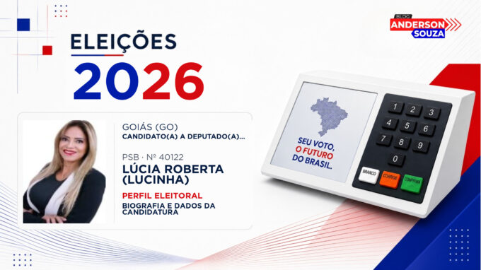 Lúcia Roberta (Lucinha) — Eleições 2026: quem é Lúcia Roberta (Lucinha), candidato(a) a deputado(a) estadual em Goiás