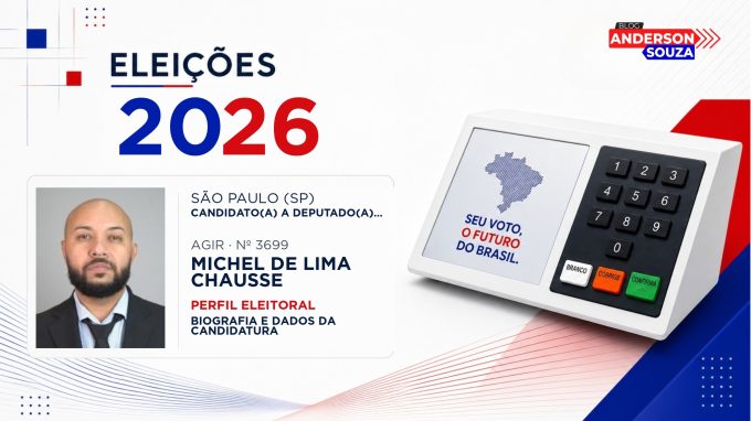 Michel de Lima Chausse — Eleições 2026: quem é Michel de Lima Chausse, candidato(a) a deputado(a) federal por São Paulo