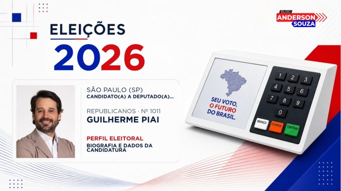 Guilherme Piai — Eleições 2026: quem é Guilherme Piai, candidato(a) a deputado(a) federal por São Paulo