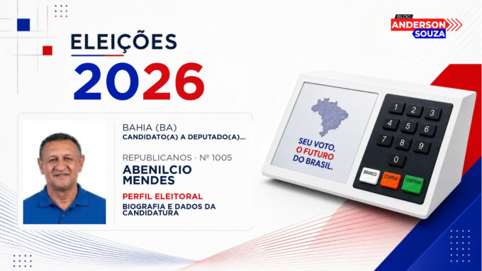 Abenilcio Mendes — Eleições 2026: quem é Abenilcio Mendes, candidato(a) a deputado(a) federal pela Bahia