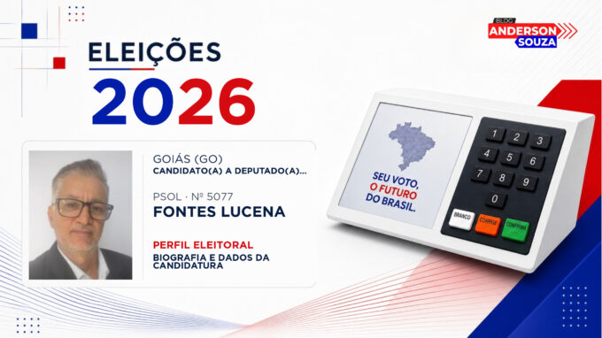 Fontes Lucena — Eleições 2026: quem é Fontes Lucena, candidato(a) a deputado(a) federal por Goiás