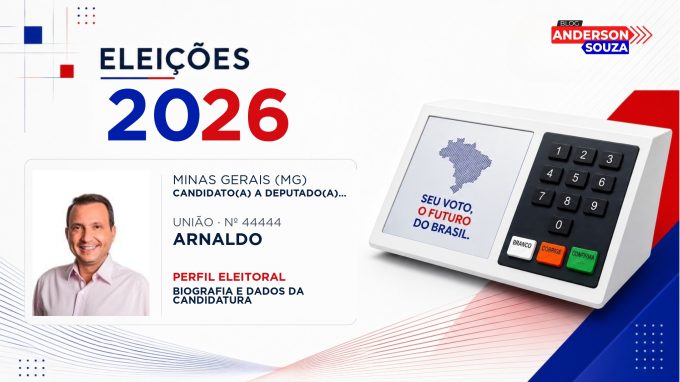 Arnaldo — Eleições 2026: quem é Arnaldo, candidato(a) a deputado(a) estadual em Minas Gerais
