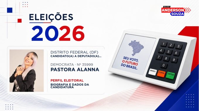 Pastora Alanna — Eleições 2026: quem é Pastora Alanna, candidato(a) a deputado(a) distrital no Distrito Federal