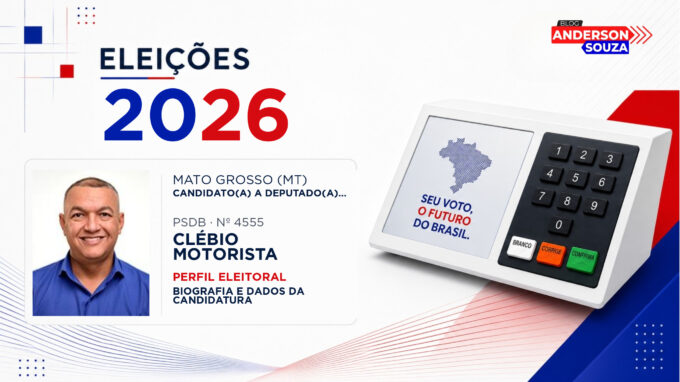 Clébio Motorista — Eleições 2026: quem é Clébio Motorista, candidato(a) a deputado(a) federal por Mato Grosso
