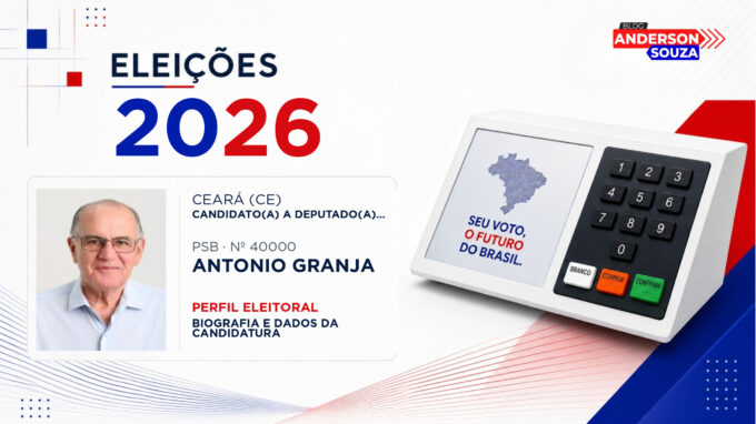 Antonio Granja — Eleições 2026: quem é Antonio Granja, candidato(a) a deputado(a) estadual no Ceará