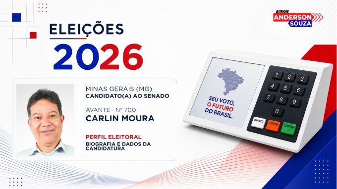Carlin Moura — Eleições 2026: quem é Carlin Moura, candidato(a) ao Senado por Minas Gerais