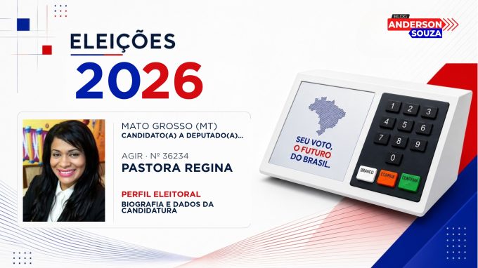 Pastora Regina — Eleições 2026: quem é Pastora Regina, candidato(a) a deputado(a) estadual em Mato Grosso