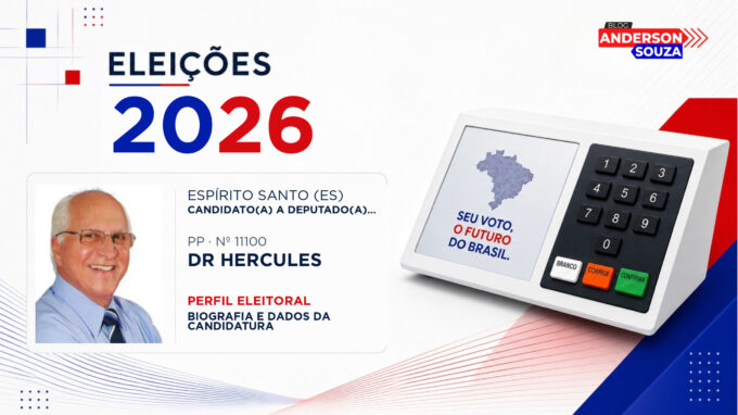 Dr Hercules — Eleições 2026: quem é Dr Hercules, candidato(a) a deputado(a) estadual no Espírito Santo