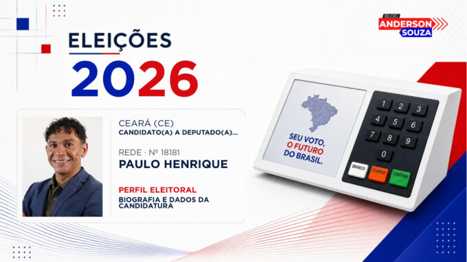 Paulo Henrique — Eleições 2026: quem é Paulo Henrique, candidato(a) a deputado(a) estadual no Ceará