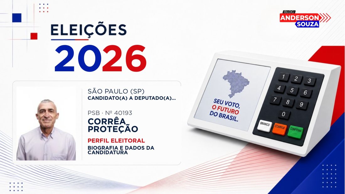 Corrêa Proteção — Eleições 2026: quem é Corrêa Proteção, candidato(a) a deputado(a) estadual em São Paulo