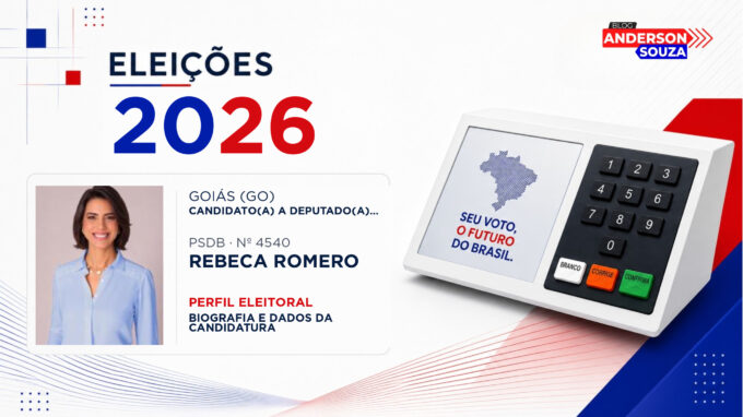 Rebeca Romero — Eleições 2026: quem é Rebeca Romero, candidato(a) a deputado(a) federal por Goiás