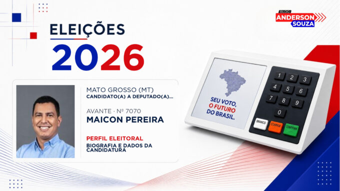 Maicon Pereira — Eleições 2026: quem é Maicon Pereira, candidato(a) a deputado(a) federal por Mato Grosso